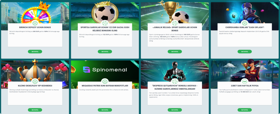 22Bet sport kitobi 22Bet sport kitobi